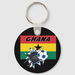 Ghana Soccer Futbol Schlüsselanhänger