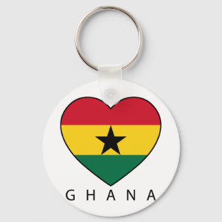 Ghana Soccer Heart "GHANA"-Herz Schlüsselanhänger