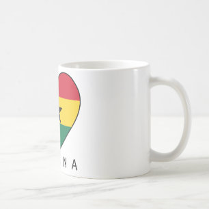 Ghana Soccer Heart "GHANA"-Herz Tasse