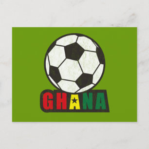 Ghana Soccer Postkarte