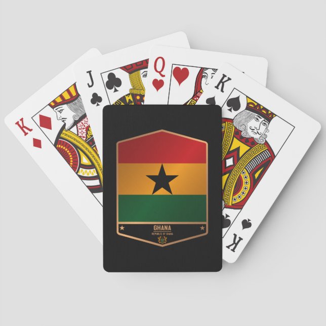 Ghana Spielkarten (Rückseite)