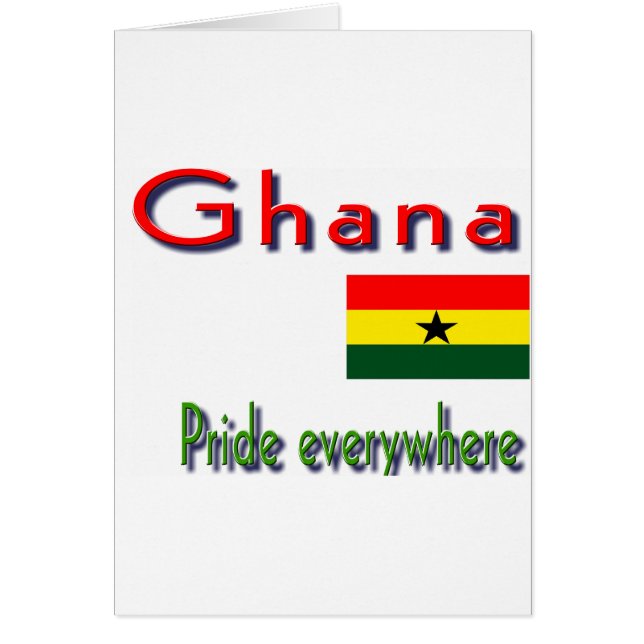 Ghana Stolz (Vorne)