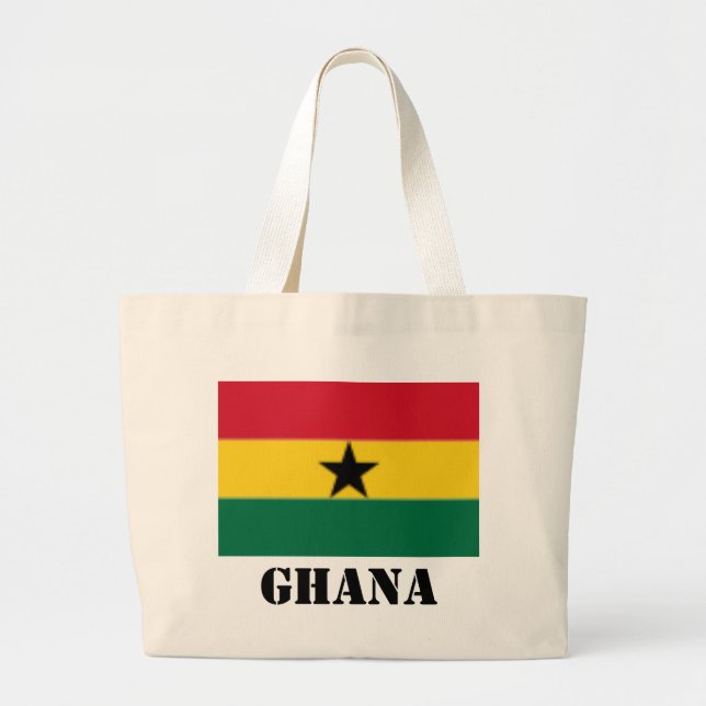 GHANA-TASCHE JUMBO STOFFBEUTEL (Vorne)