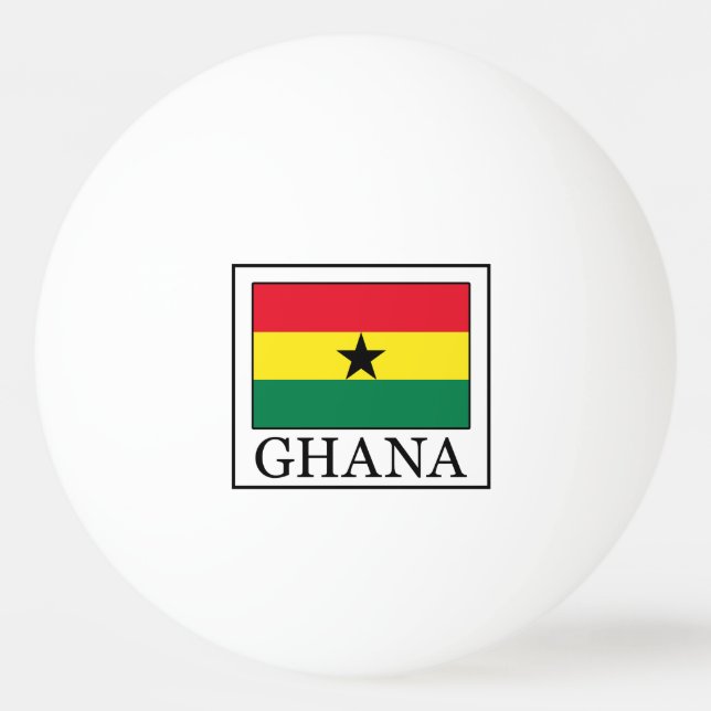 Ghana Tischtennisball (Vorderseite)