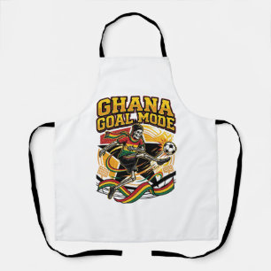 Ghana Tor Modus Skelett Stürmer Nationen Streetwea Schürze