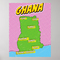 Ghana Travel Map