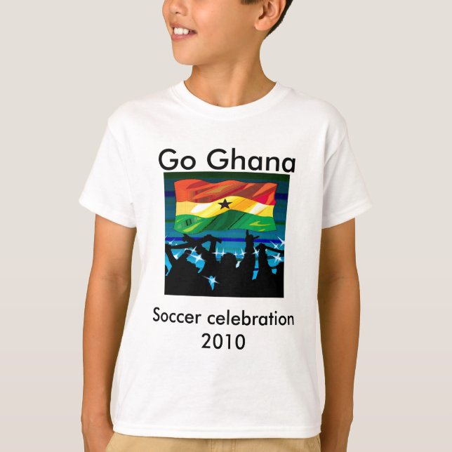 Ghana Weltmeisterschaft Fußball-T - Shirt (Vorderseite)