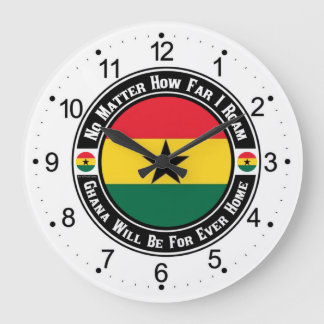 Ghana wird für jede Zuhause Große Wanduhr