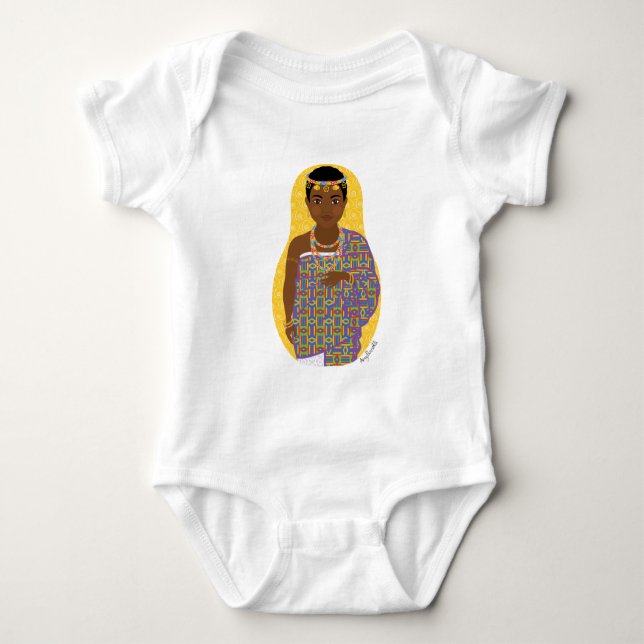 Ghanaian Matryoshka Baby Strampler (Vorderseite)