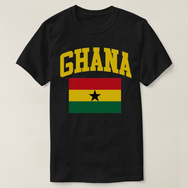 Ghanaian pride Ghana Flag T-Shirt (Design vorne)