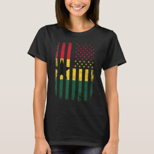 Ghanaische amerikanische Flagge Ghanaische Roots G T-Shirt
