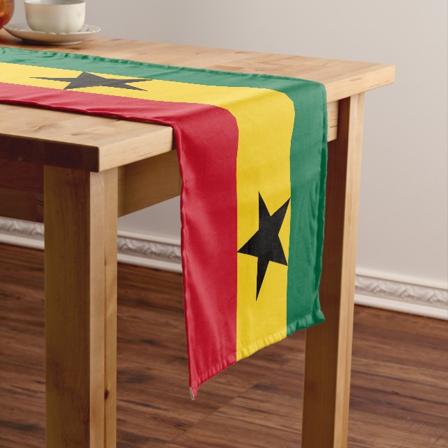 Ghanaische Fahne & Sports Fan House Dekoration / G Kurzer Tischläufer (Beispiel)