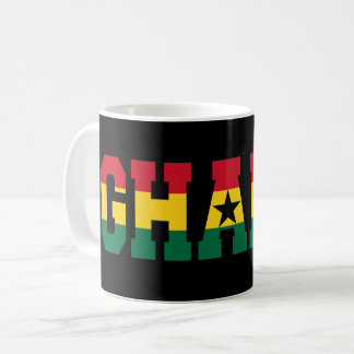 Ghanaische Flagge Vielfalt Liebe Ghana Unabhängigk Kaffeetasse