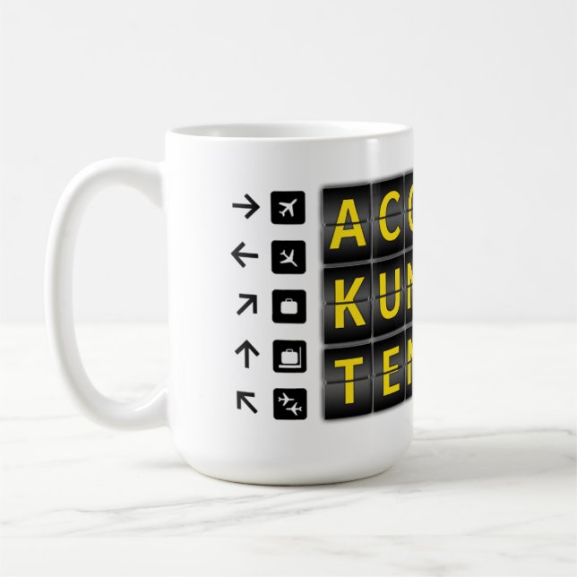 ghanaische Städte Kaffeetasse (Links)