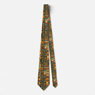 ghanaischer Kente-Stil Krawatte