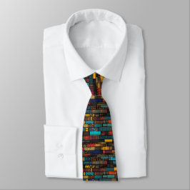 ghanaisches Kente-Muster Krawatte