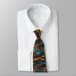 ghanaisches Kente-Muster Krawatte