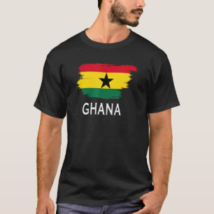 Ghania Land Ghana Flaggen für Männer Frauen Kinder T-Shirt