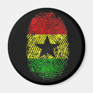 Ghanian Ghana DNS Stolzgeschenke 100% Magnet