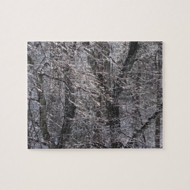 Ghear Icy Forest in Morgenlicht I Puzzle (Horizontal)