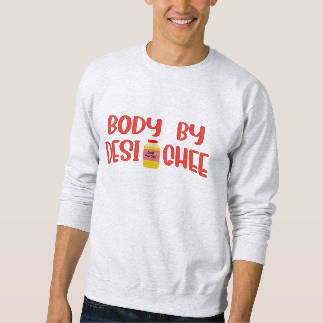 Ghee | Desi Indian Funny Hoodie (Vorderseite)