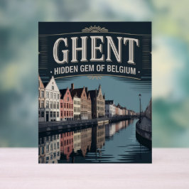 Ghent – Hidden Gem of Belgium Acrylschild