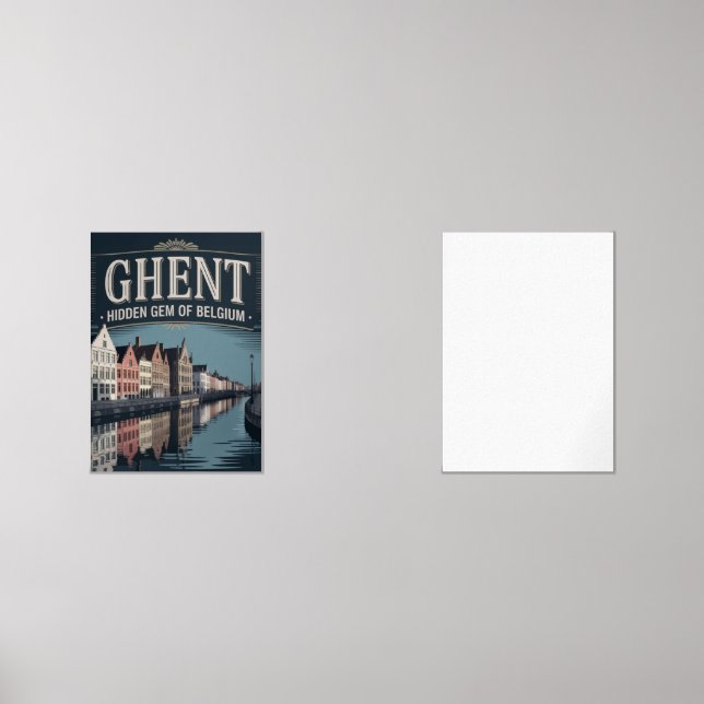 Ghent – Hidden Gem of Belgium Bilderwand Sets (Vorderseite)