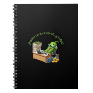 Gherkin Hard oder kaum Gherkin Notizblock