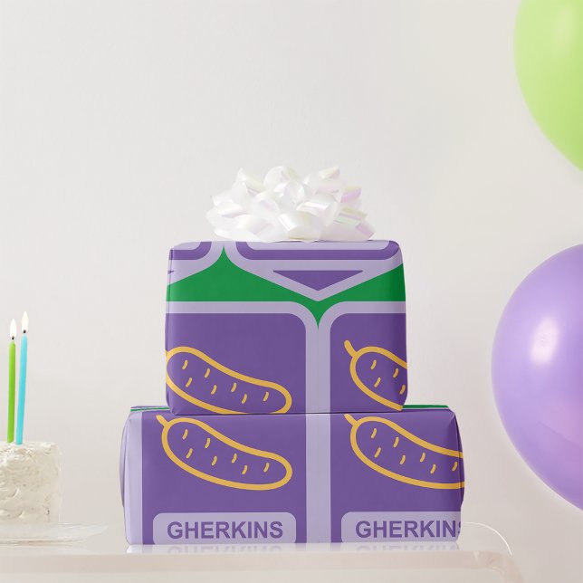 Gherkins-Symbol Geschenkpapier (Von Creator hochgeladen)