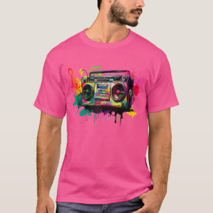 Ghetto Blaster 80er Jahre Angesagter Angesagter Ra T-Shirt