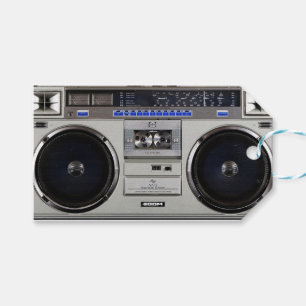 Ghetto Blaster Boombox Geschenkanhänger