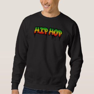 Ghetto Blaster Radio Hip Hop Tanz Melanin Rap Kras Sweatshirt