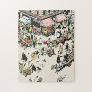 Ghetto, Lower East Side Manhattan, 1920er Puzzle