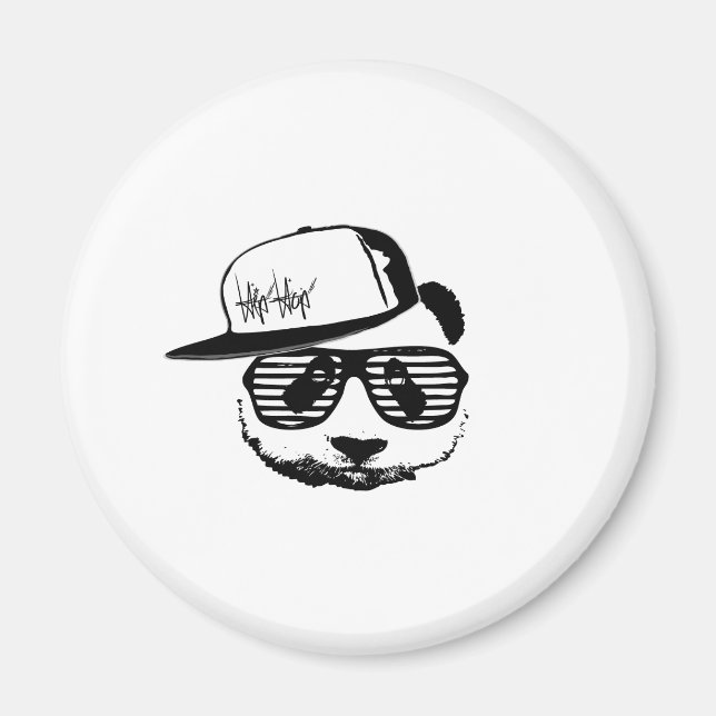 Ghetto Panda Magnet (Vorne)
