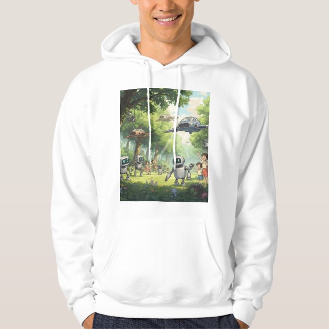 Ghibli Art on hoodie (Vorderseite)