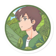 Ghibli Sticker: Ein Tag der liebenden Natur