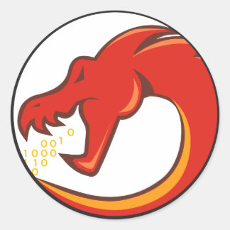 Ghidra für Reverse Engineering Runder Aufkleber