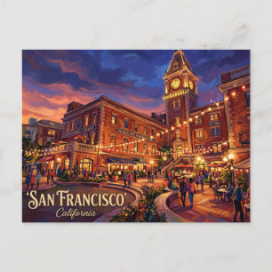 Ghirardelli Square USA Postkarte