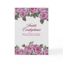 Ghirlanda di Anemoni Simpatia Beileid Italienisch