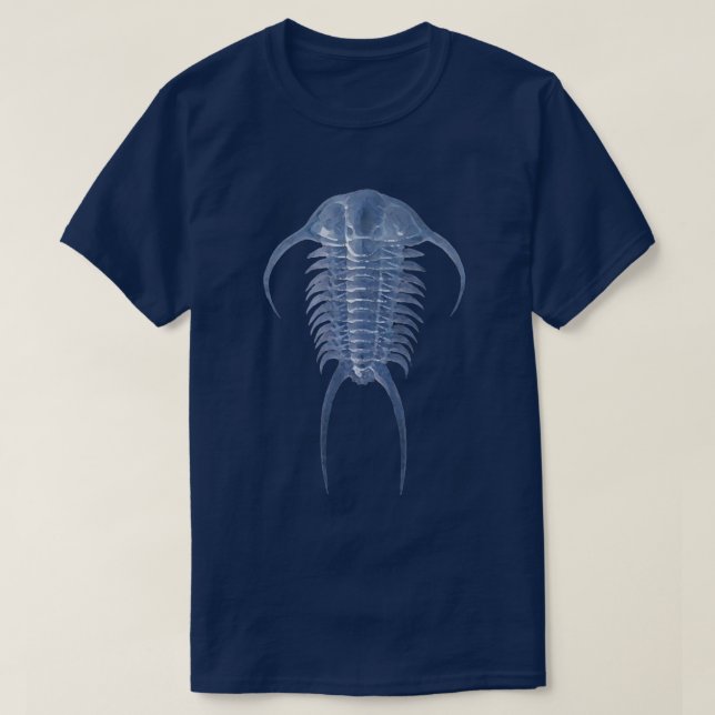 Ghoful Blue Paraceraurus Trilobit T-Shirt (Design vorne)