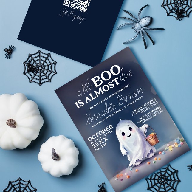 Ghoful Delight Boo ist Due Baby Dusche Einladung (Von Creator hochgeladen)