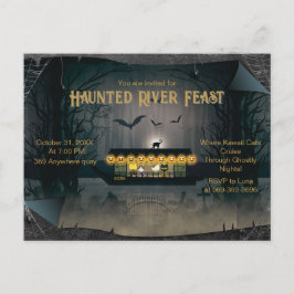 Ghoful Graveyard Cruise Einladung Postkarte