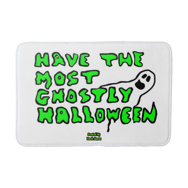 Ghoful Halloween Mittelbath Mat Badematte (Vorderseite)