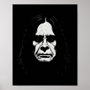 Ghoful Rock N Roller Legend Halloween Icon Face A Poster