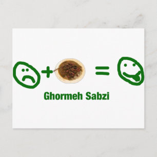 Ghormeh Sabzi Postkarte