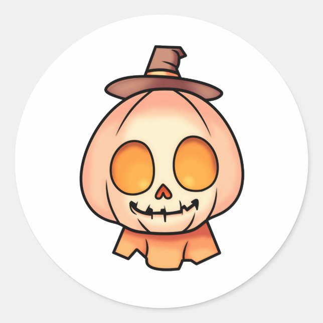 Ghoskin. Runder Aufkleber (Vorderseite)