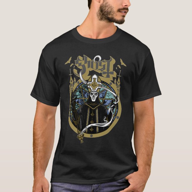 Ghost Â€“ Santanas Spes Nostra T-Shirt (Vorderseite)