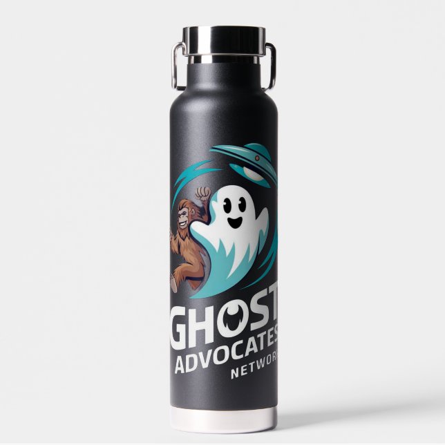 Ghost Advocates Network Water Flasche (Vorne)
