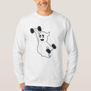 Ghost at Kraft Training mit Dumbells T-Shirt