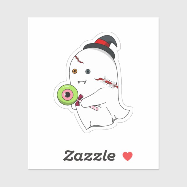 ghost aufkleber (Blatt)